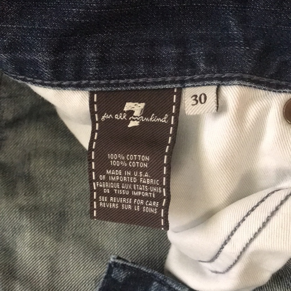 Men’s 7 FOR ALL MANKIND Relaxed HEAVY Stitch Jeans - Picture 4 of 11